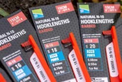 Natural N-10 Hooklenghts Barbed 6” -Visproducten Winkel preston innovations natural n 10 hooklenghts barbe 2