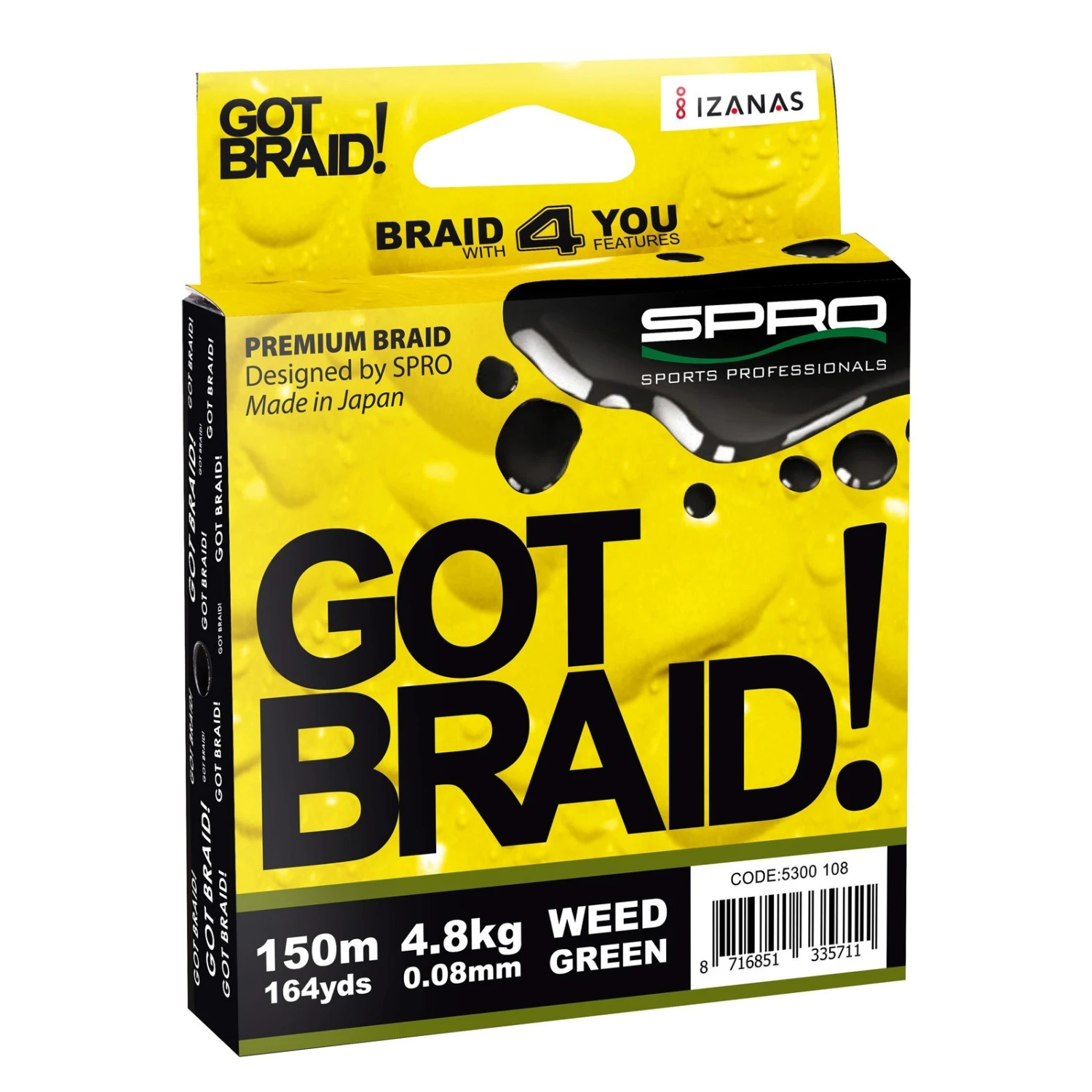 Spro GOT BRAID WEED GREEN