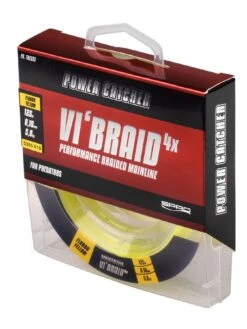 Spro V ‘BRAID’ 4X Yellow -Visproducten Winkel spro vi braid 4x yellow 3